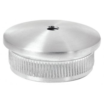 End Cap - Domed Drilled - 304 - 48.3 x 2.5mm